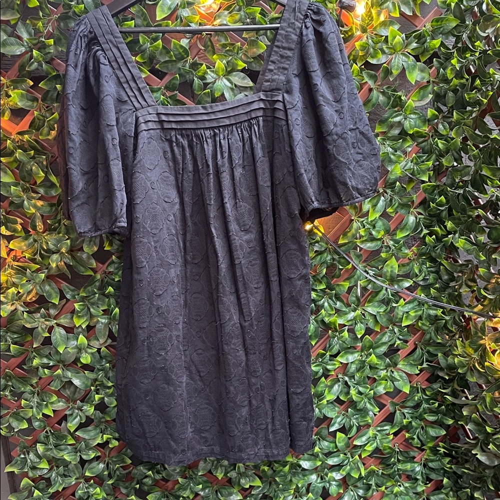 BCBG Black Textured Mini Dress